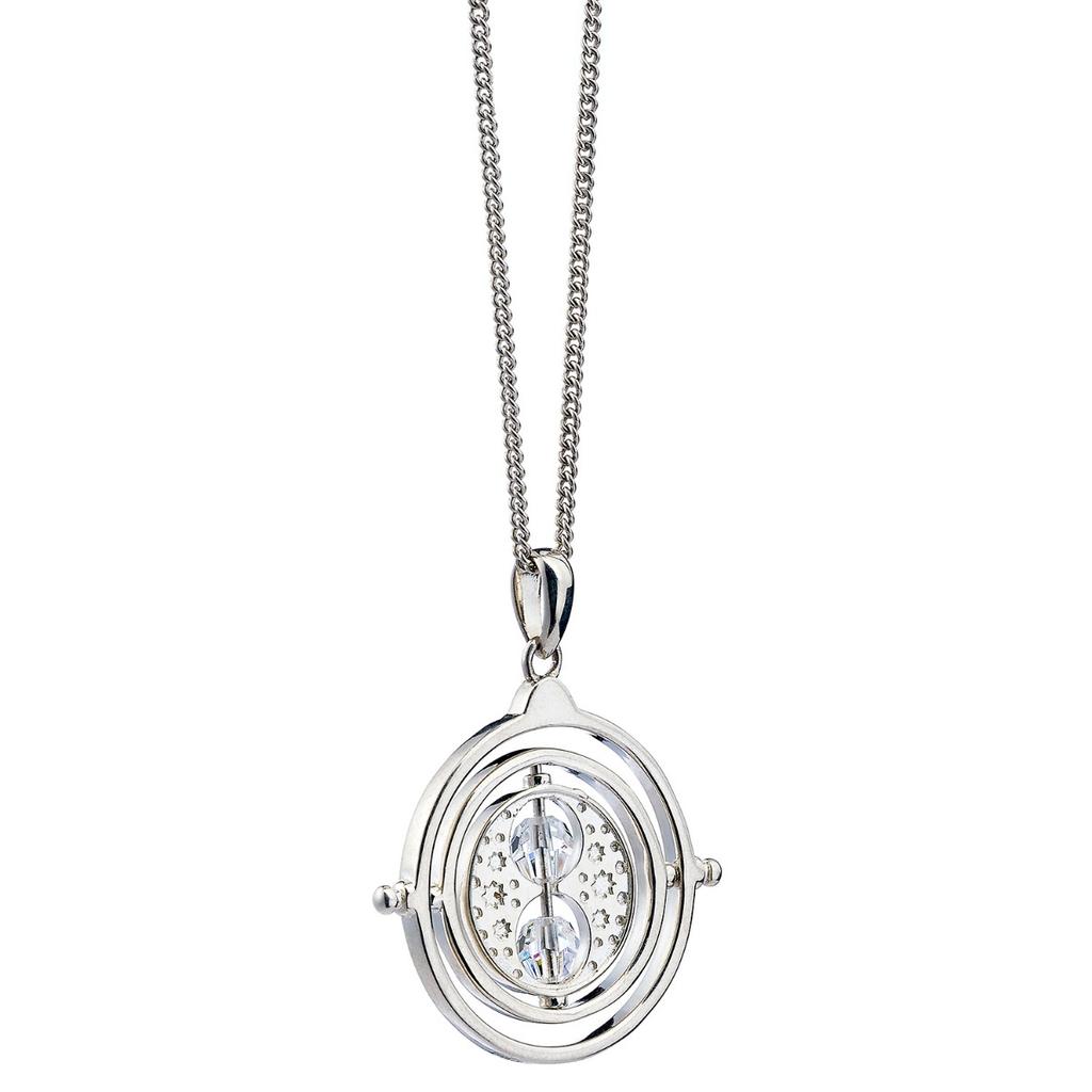 Harry Potter sterling silver Time Turner Necklace with crystal Elements
