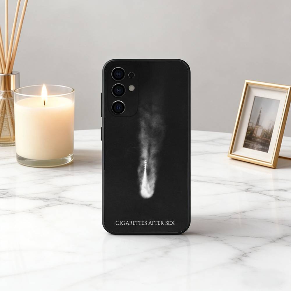 C-Cigarettes A-After Sex Abstract Band Phone Case For Samsung S25,S24,S21,S22,S23,S30,Ultra,S20,Plus,Fe,Lite,Note,10,Black Cover