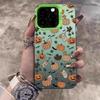 Чехол для телефона Halloween Тыква Призрак Гальваническое покрытие Серебро IMD Для iPhone 17 Pro Max 16 15 14 13 12 11 16E 7 8 Plus X XS XR
