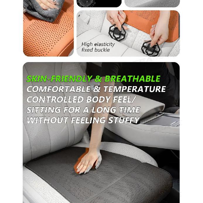 SEAMETAL Universal Car Seat Cushion Leg Extender Breathable Car Seat Leg Support Extension Pad Memory Foam for Car Accessories