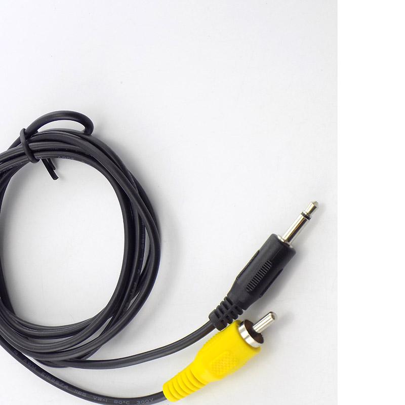 1.5M 3.5mm Mono To RCA Male Cable AV Audio Video Wire Adapter for Computer Laptop MP3/MP4