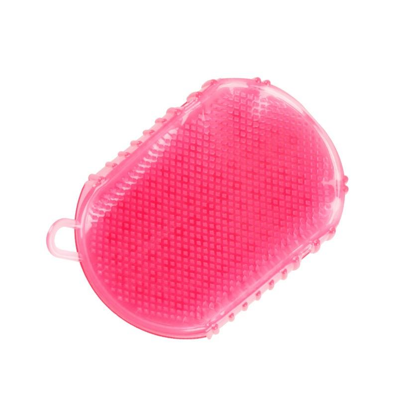 1PC Silicone Exfoliating Brush Scrubber Bath Scrub Glove Spa Back Bath Gloves Exfoliation Shower Brush Body Bathroom Supplies
