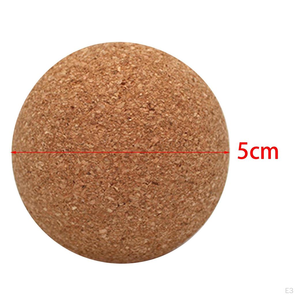 5cm 6cm Cork Fascia Balls Roller Reaches Deeper Into for Tension Release Muscle #Massage Ball