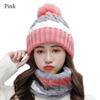 2 шт./компл. Мягкий шарф набор Теплые шапки Зимний шарф Шапка Женщины