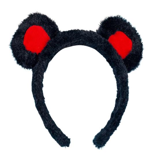 Девушка Медвежьи Уши Декор Головная Повязка Мультфильм Плюшевый Обруч Для Волос Макияж Умывание Лицо Хэллоуин Косплей