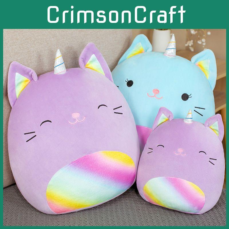 Squishmallows Stuffed Toy Doll Plush Unicorn Dinosaur Soft Pillow Cushion