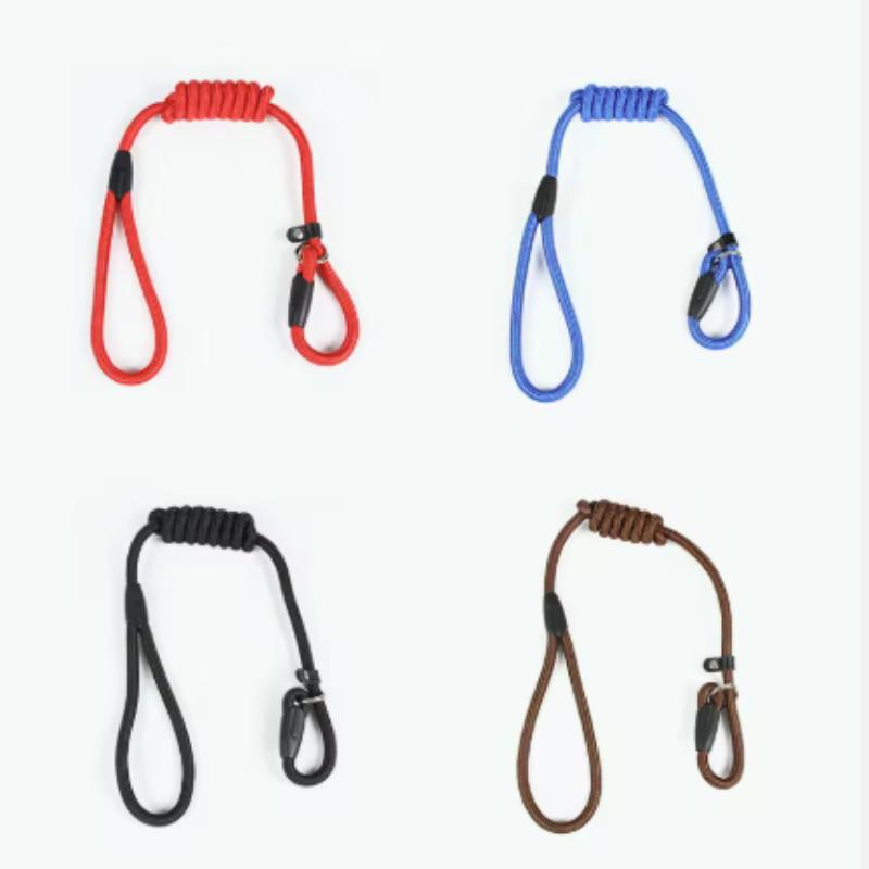 Поводок для собак, скользящие цепи, ошейники, поводки, прочная нейлоновая веревка, не тянет, поводок для дрессировки домашних животных для маленьких собак, тяговый канат для щенков
