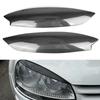 Для Volkswagen Chrome Headlights Eyebrow Eyelashes Trim Cover Внешние аксессуары 1 пара Для VW GOLF 5 MK5 GTI R 2005 2006 2007