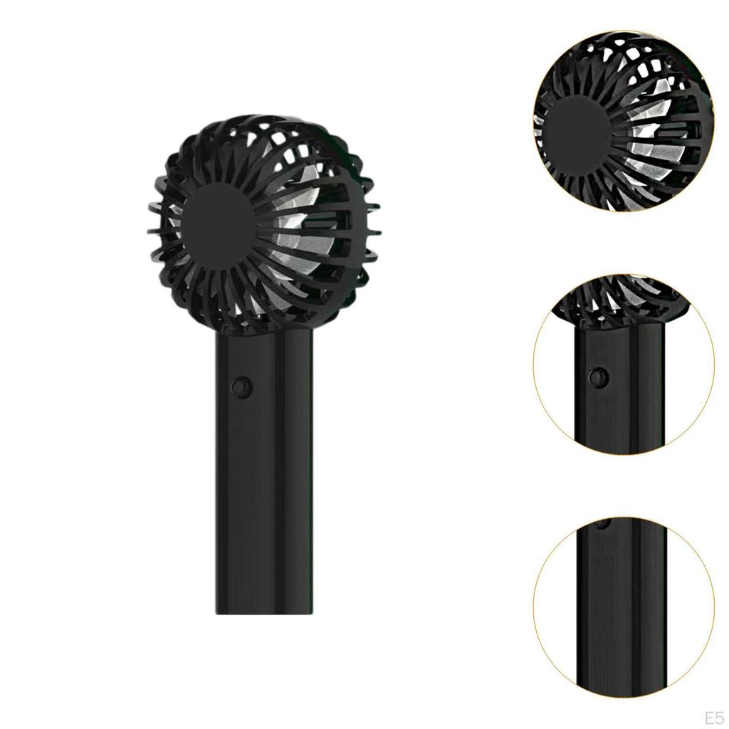 Компактный ручной вентилятор с регулировкой для путешествий и использования на открытом воздухе