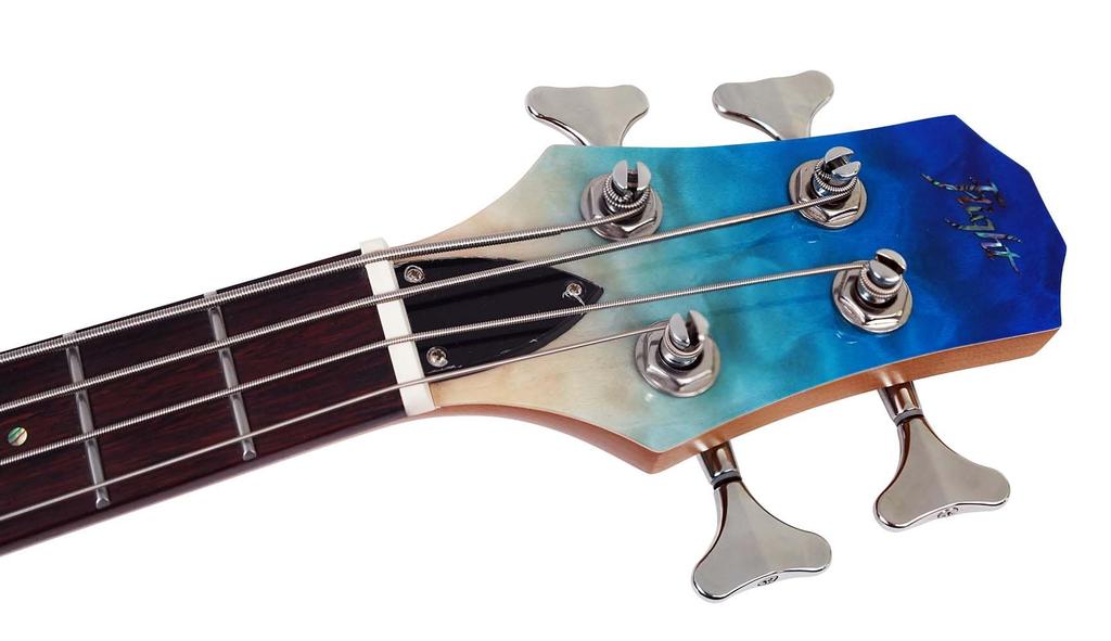 Мини-бас Flight Rock Series, электрический, транс-синий, (FUR-MB-TBL)