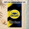 Beach TowelNorth Queensland Cowboys Custom Name Text Personalized Soft Towel for Beach Pool Indoor Home Decor Gift