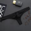 Men's Low-Rise Seamless Ice Silk Thong Underwear