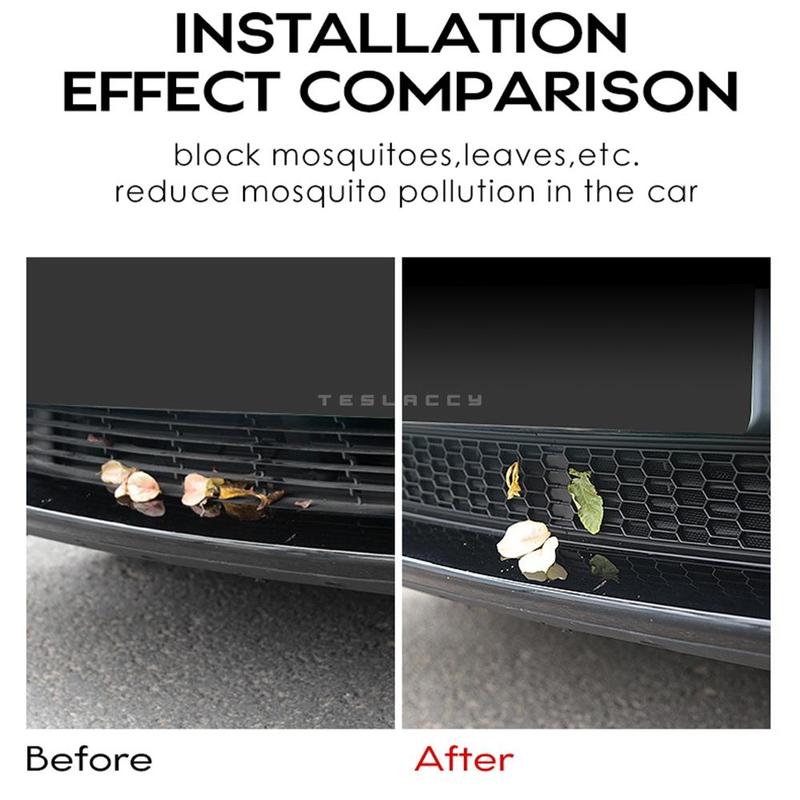 For Tesla Model Y 2020-2024 New juniper Launch 2026 Car Lower Bumper Anti Insect Net Anti Dust Proof Inner Vent Grille Cover
