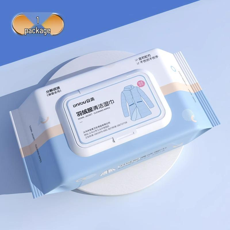Портативные салфетки для удаления пятен без стирки для чистки пуховиков - Мощные, специализированные, сухие и влажные салфетки