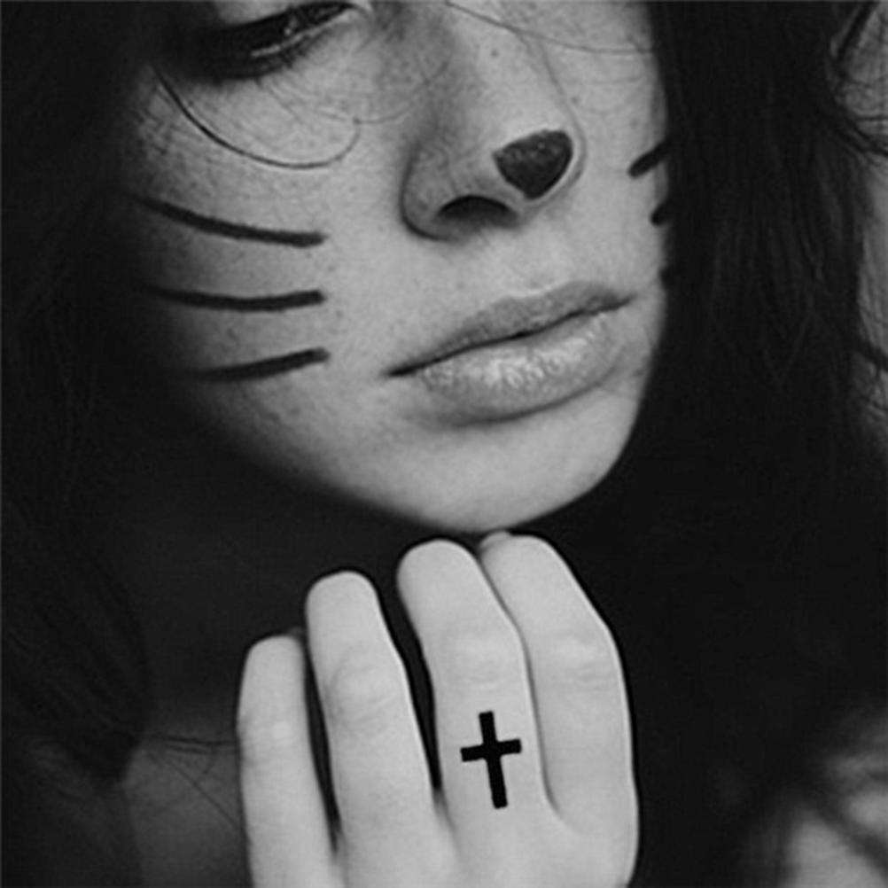 1 лист временные поддельные переводные татуировки наклейки спрей для рук водонепроницаемый боди-арт