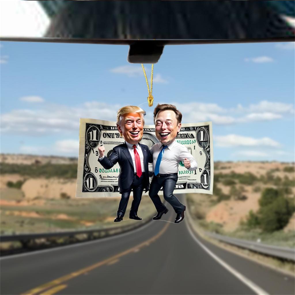 Многофункциональная акриловая подвеска для празднования Рождественской елки с группой Po, подвеска для автомобиля