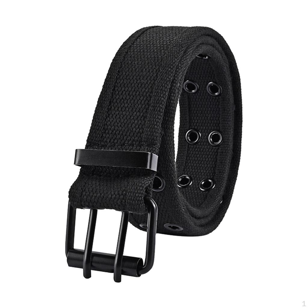 Double Grommets Belt Jeans Punk Belts Casual Waistband Clothing Accessories