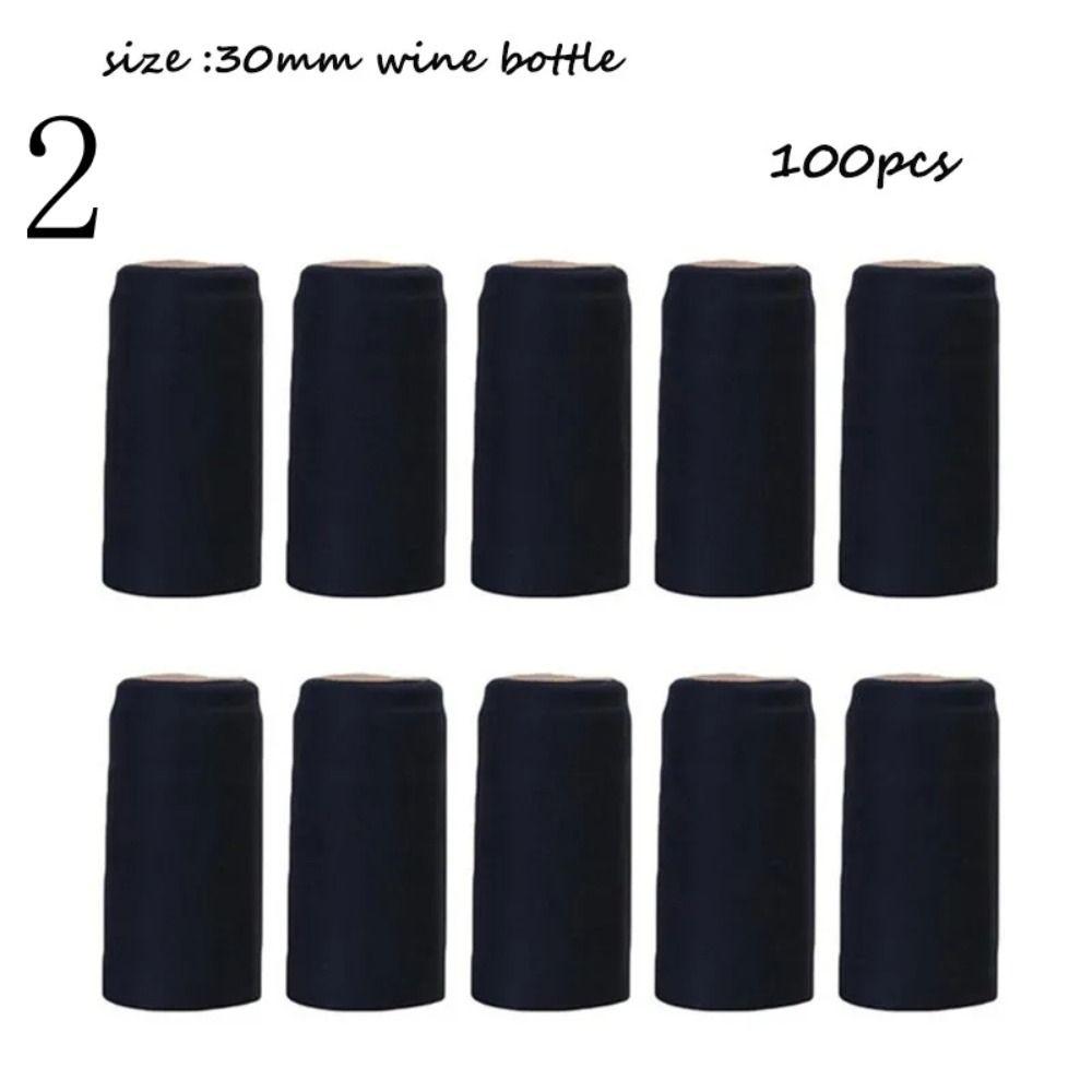 100 шт. отрывной язычок винная термоусадочная пленка обертывание ПВХ винная бутылка крышка винная бутылка с прямым горлом