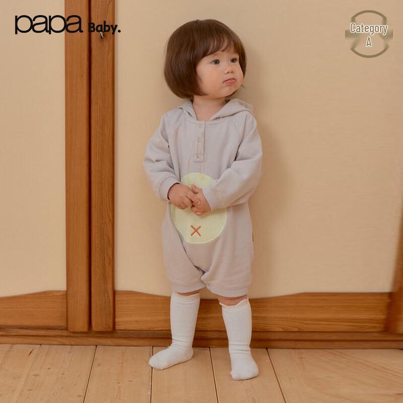 Унисекс весенний комбинезон Papa для малыша с длинным рукавом