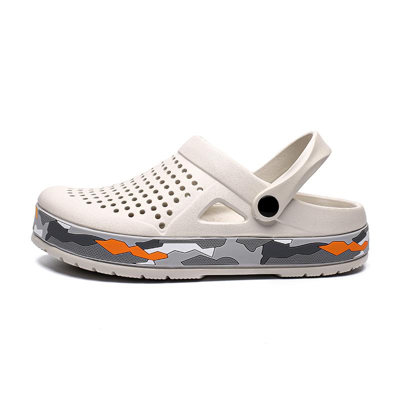 Сандалии мужские сандалии большого размера для пляжа, летние туфли на открытом воздухе, медицинские сандалии с дышащими отверстиями для мужчин