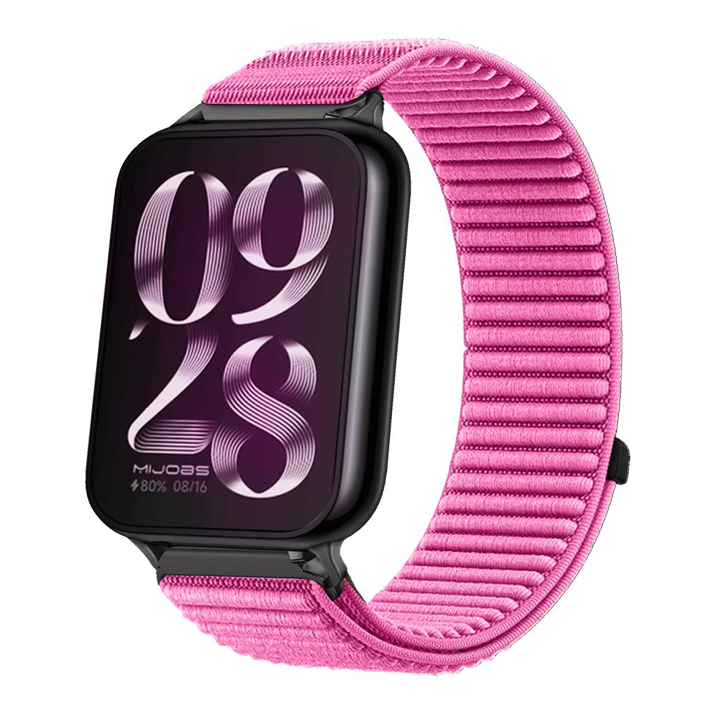 Спортивный плетеный нейлоновый ремешок-петля для Xiaomi Mi Band 9 Pro 8 Pro с металлической пряжкой, дышащий браслет, ремешок для Redmi Watch 6 5 4