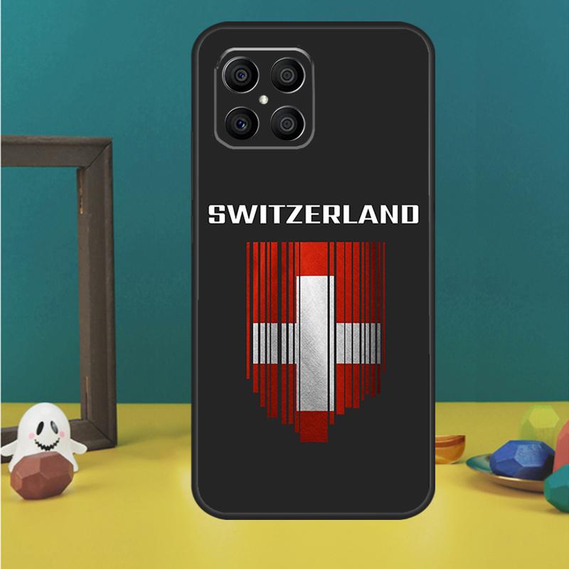 Switzerland Swiss Flag Case For Honor X9a X8a X8b X9b X9c X8 X9 50 70 90 Lite Honor 200 Lite Magic 7 5 6 Pro Cover