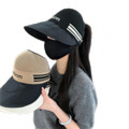 Ruth's color-blocked wide-brimmed baseball cap for women, spring/summer Korean version, versatile sun-shading fisherman's hat, makes the face look