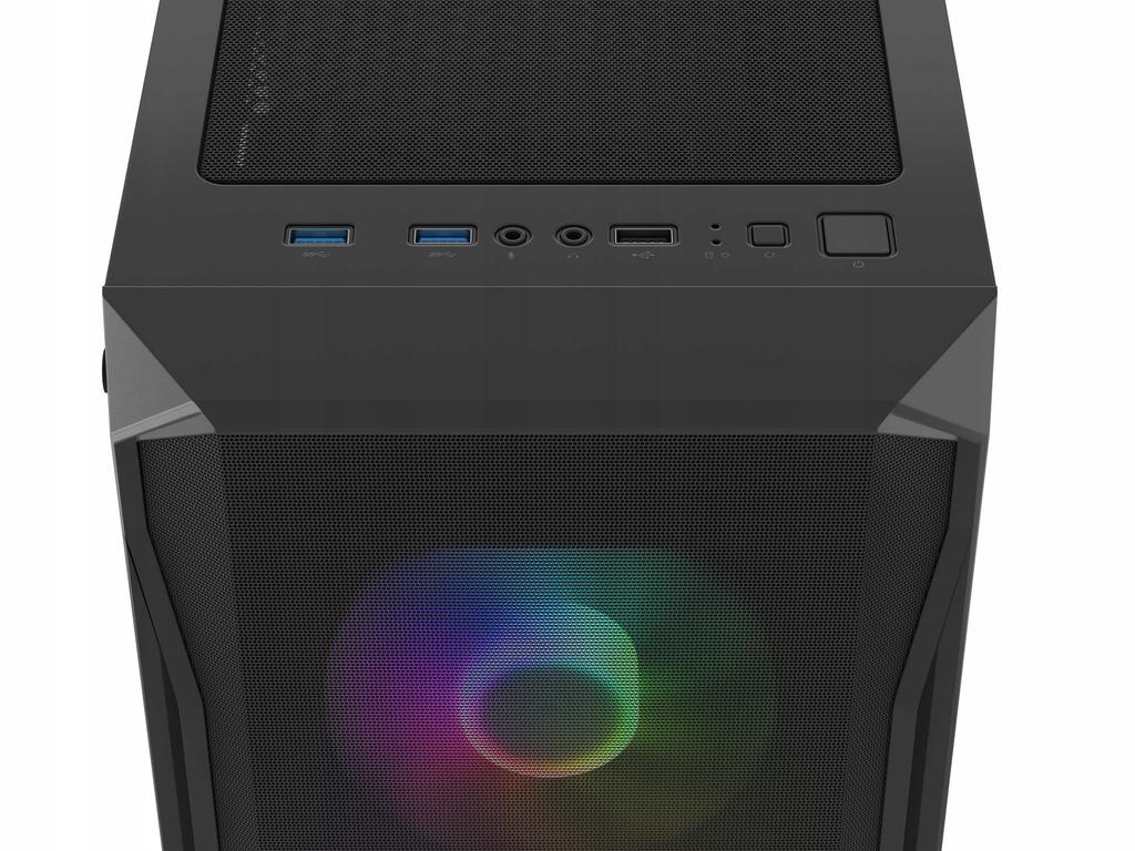 Obudowa Fury SHOBO SH4F RGB ATX Midi Tower z oknem czarna
