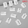 10Pcs Adhesive Hook For Curtain Rod Rear Door Storage Rack Key Holder Hanger