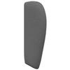 Headboard Wave Ear in Dark Grey 40 x 23 x 6 cm Fabric