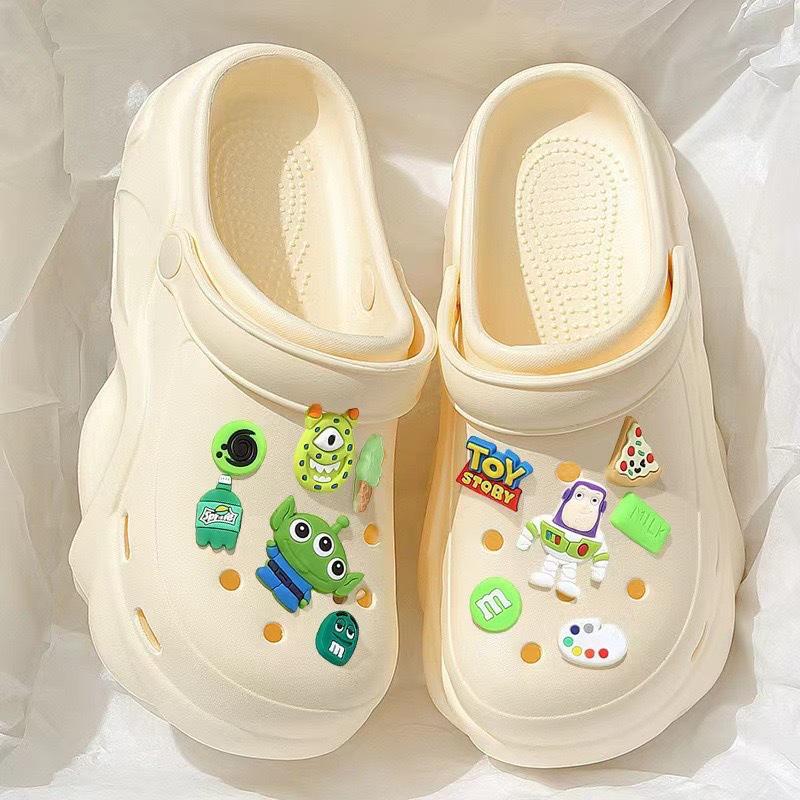 Новые летние женские Crocs 2025: Поддержка свода стопы, Толстая подошва, Внешний слой из ЭВА, Нескользящая, Мягкая подошва.