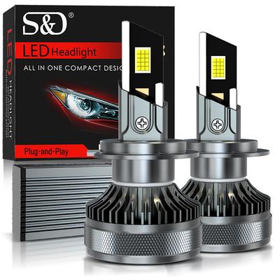 2 шт. H7 H4 LED Canbus Автомобильные лампы для фар 200 Вт 50000 лм H1 H8 H9 HB3 9005 HB4 9006 H11 LED Лампа 4 Медные трубки Авто Турбо Лампа для VW Ford 6500K