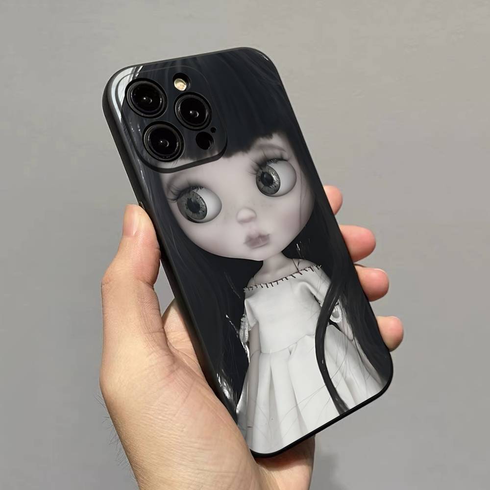 Темный милый арт-кейс для куклы для Oppo Realme C71 C65 C63 C55 C53 C35 C33 C30 C20 C21Y 15 14 13 11 10 9 GT Neo2 P3 Pro Plus 4G 5G