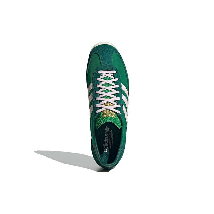 adidas SL72 Collegiate Зеленые женские кроссовки Night-Indigo Semi-Green-Spark IE3427