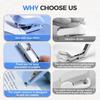 Small stapler with staples, cute and compact stapler for the desk, a gift for students or home office school supplies (blue)