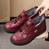 New Old Beijing Cloth Shoes Winter Women's Cotton Shoes Velvet Platform Embroidered Mother Shoes Women's Snow Boots One Shoe