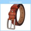 Leather Stylish Belt Men With Simple Design For Work And Casual Gift Settings