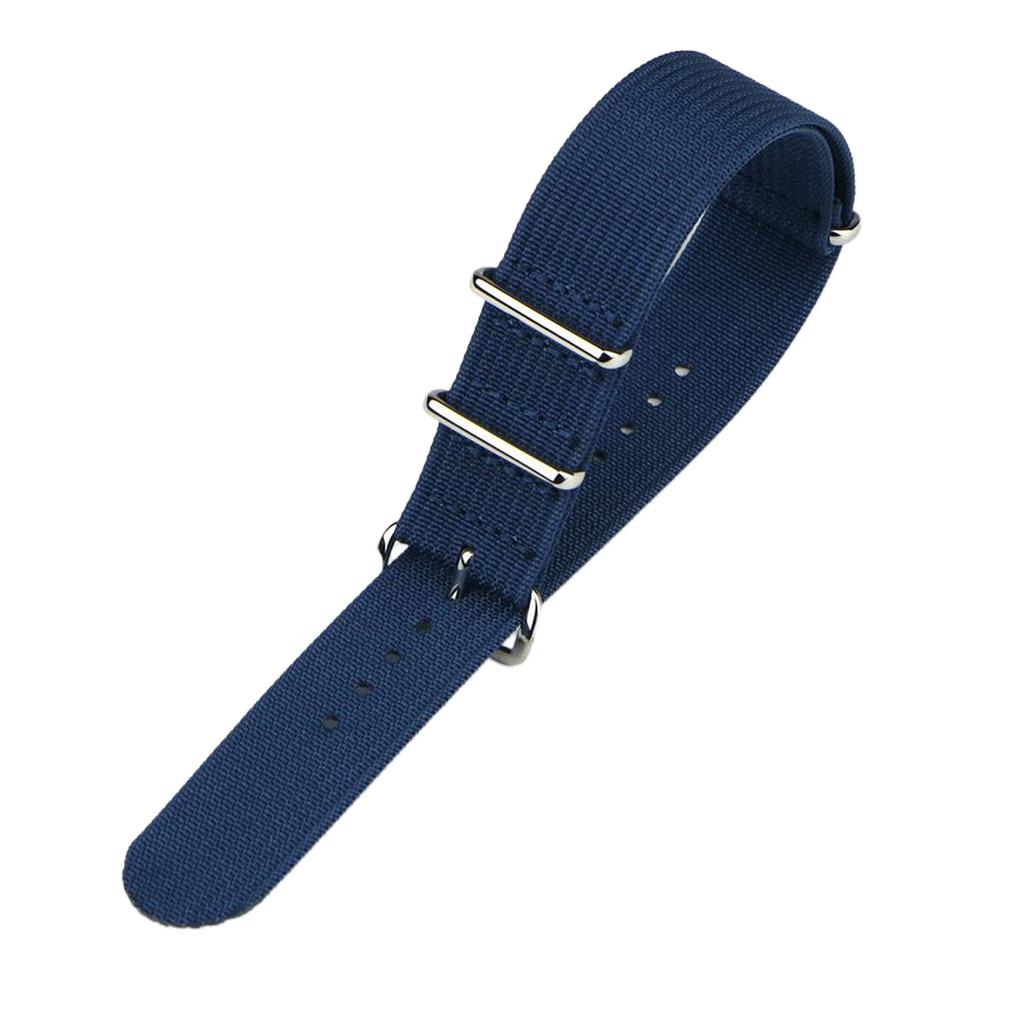 Ремешок для часов Ребристый ремешок 20 мм 22 мм Прочные нейлоновые ремни