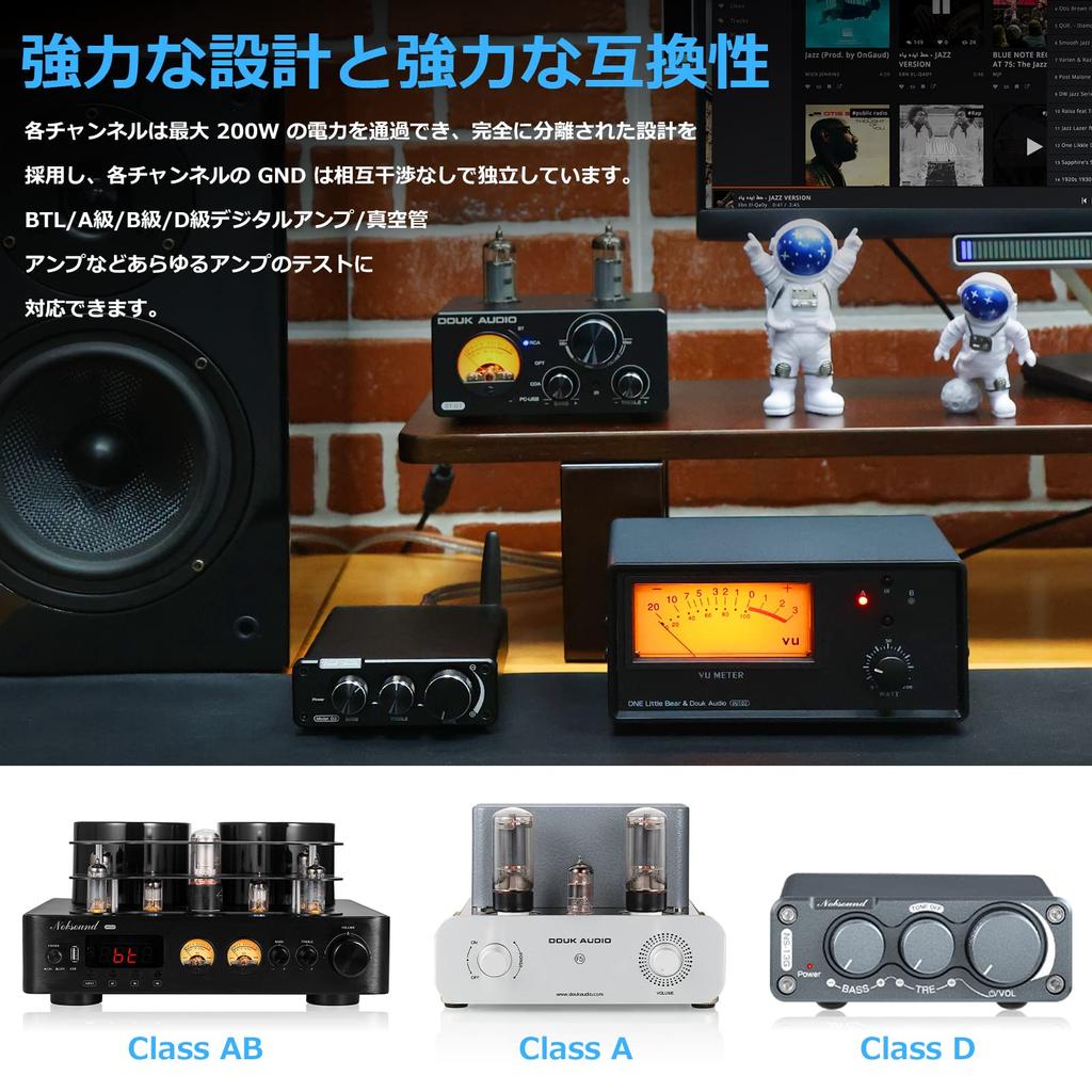 Nobsound 2-зонный селекторный блок с измерителем уровня звука Аудиокоммутатор с ИК-пультом дистанционного управления Усилитель/динамик