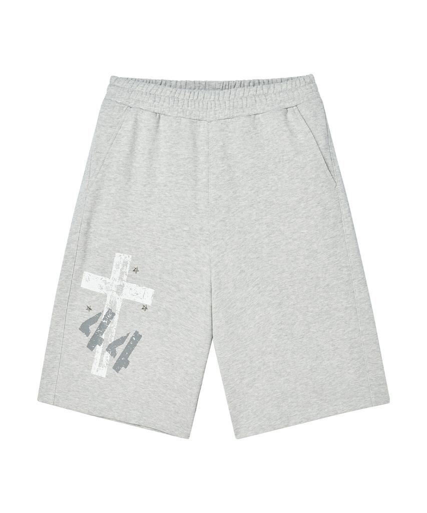 PRENDA Star Cross Bermuda Pants Gray