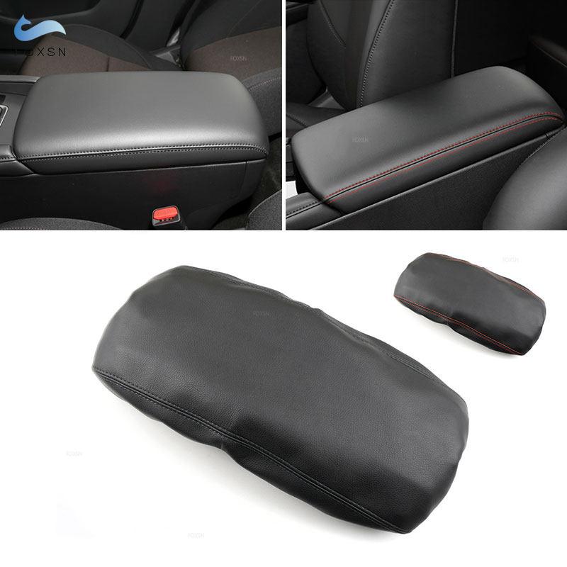 Soft Leather Console Armrest Cover For Mazda 3 Car Center Control Armrest Box Skin Cover