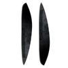 2pcs Car Headlight Eyebrow Eyelid Cover Trim ABS Carbon Fiber Black For Mercedes Benz Smart 453 Fortwo Forfour 2014-2024