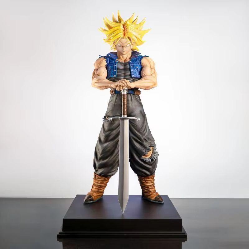 Новая Аниме Статуэтка Jt 53см Аниме Dragon Ball Z Фигурка Траксс Экшн Фигурки Куклы ПВХ Статуя Коллекционная Модель Игрушки Для Сюрприза Подарок