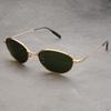 Old Money Wind Retro Cat Eye Polarized Sunglasses Oval Frame Futuristic Sunscreen Personalized Sunglasses Spice Girls Fade Limited