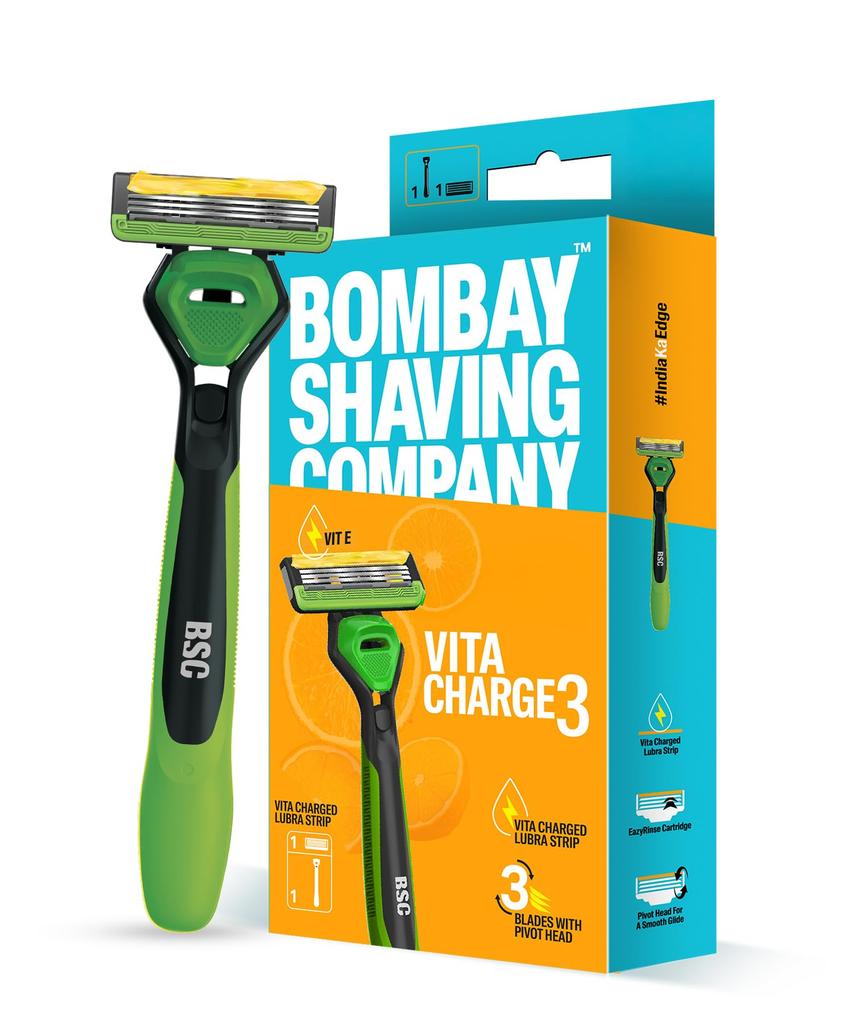 Бритва для мужчин Bombay Shaving Company Vita Charge 3