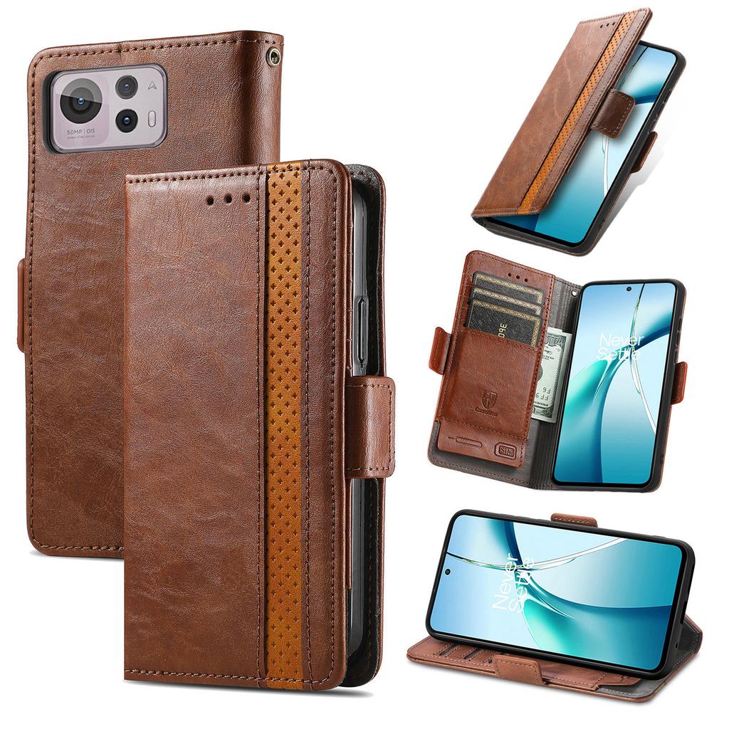 Многофункциональный кожаный чехол-книжка с магнитной застежкой для ASUS ROG Phone 9/ ASUS ZS590KL. Где мода встречается с функциональностью