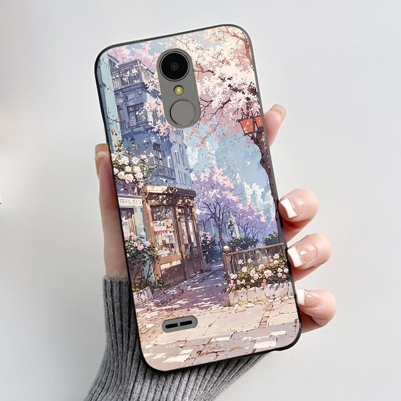 Чехол для LG K4 2017 X230/LG K8 2017 X300 Тонкий Чехол Эстетичный Роскошный Милый Крутой Мальчики Девочки Черный Матовый Мягкий Силикон Задняя Крышка