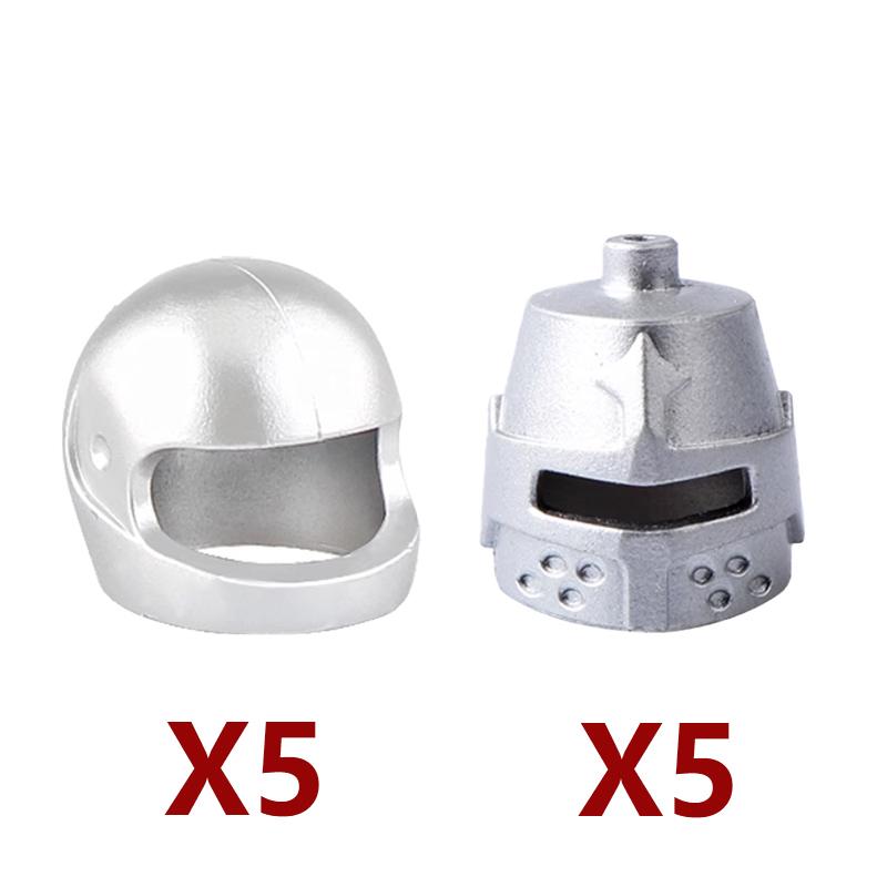 Конструктор MOC Средневековый Рыцарь Римский Солдат Аксессуар Шлем Головной убор Огненное Перо Щит Черный Орел Королевский плащ Кирпичная Игрушка