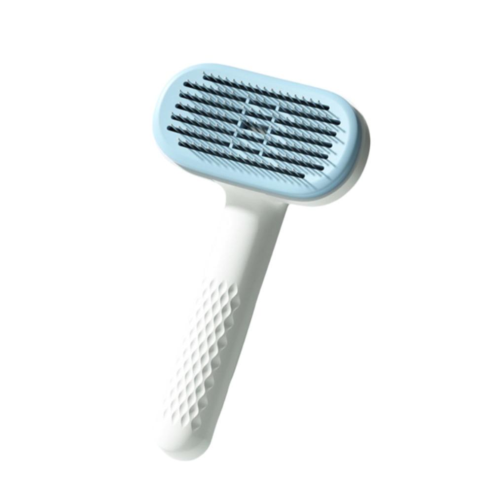 Self-Cleaning Pet Needle Comb Stainless Steel Dog Hair Remover Pet Massage Comb  Bath