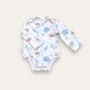 Long Sleeve Bodysuit "Hydrangea"